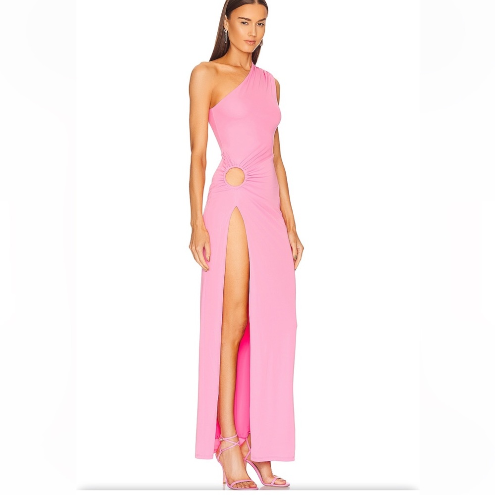 NWT Michael Costello X Revolve Sofie Gown in Pink - Picture 2 of 9